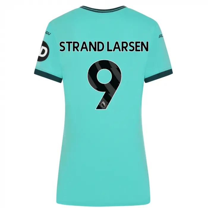 Wolverhampton Wanderers Fan Shop | 2025-26 Wolves Away Shirt – Womens STRAND LARSEN 9 Collection Official Wolves Fan Gear